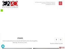Tablet Screenshot of expoestructuras.net